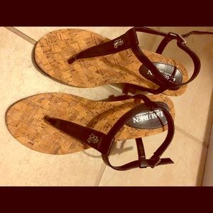 New Ralph Lauren wedge sandals women size 6